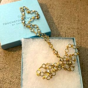 Touchstone crystal chanelle necklace
